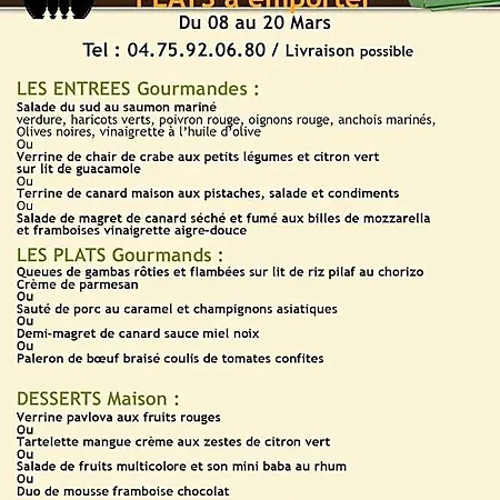 Logis Le Printemps Restaurant - 3* Montélimar